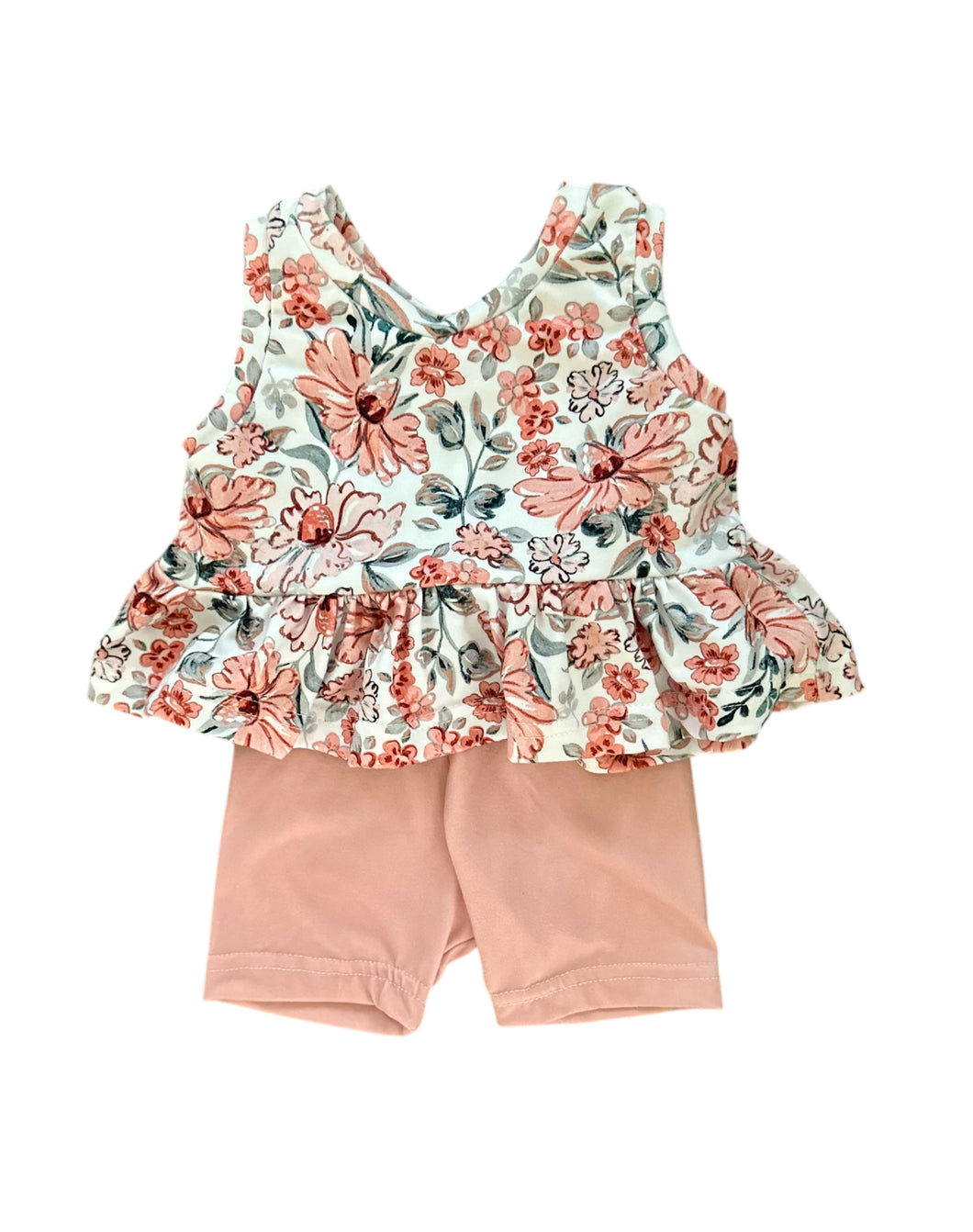 Pink Floral Short Set