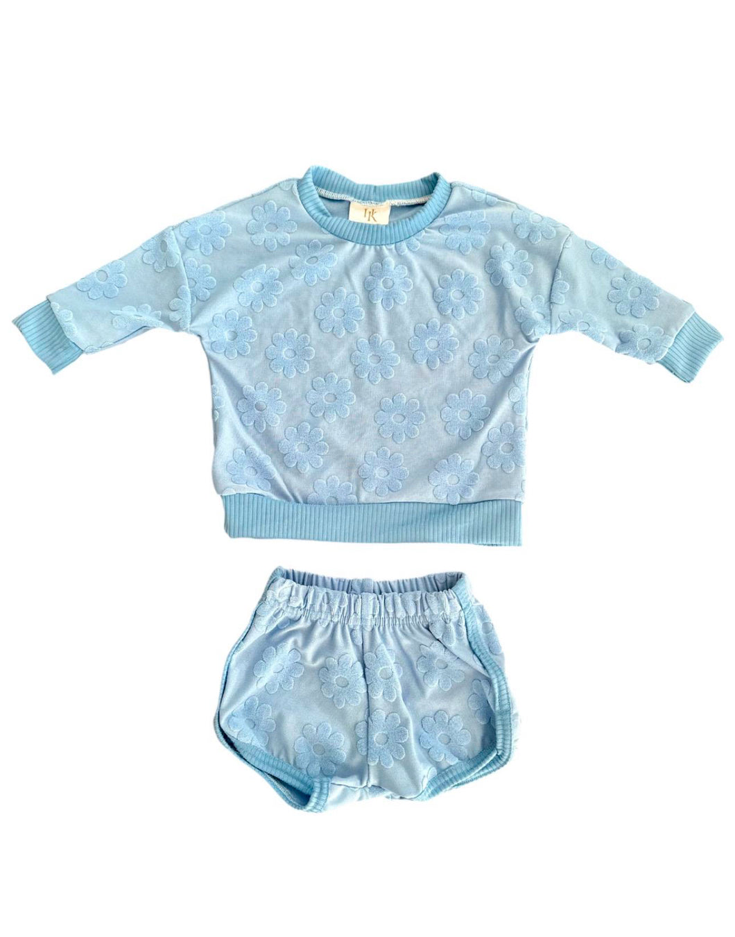 Blue Daisy Lounge Set