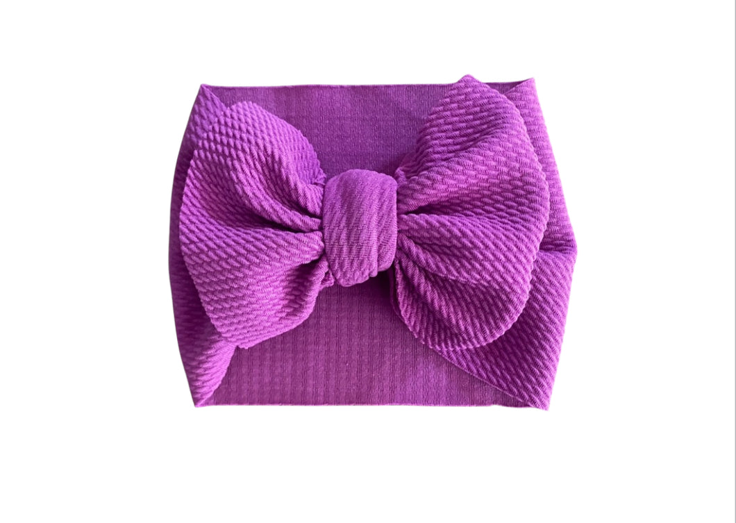 Neon Purple Bow