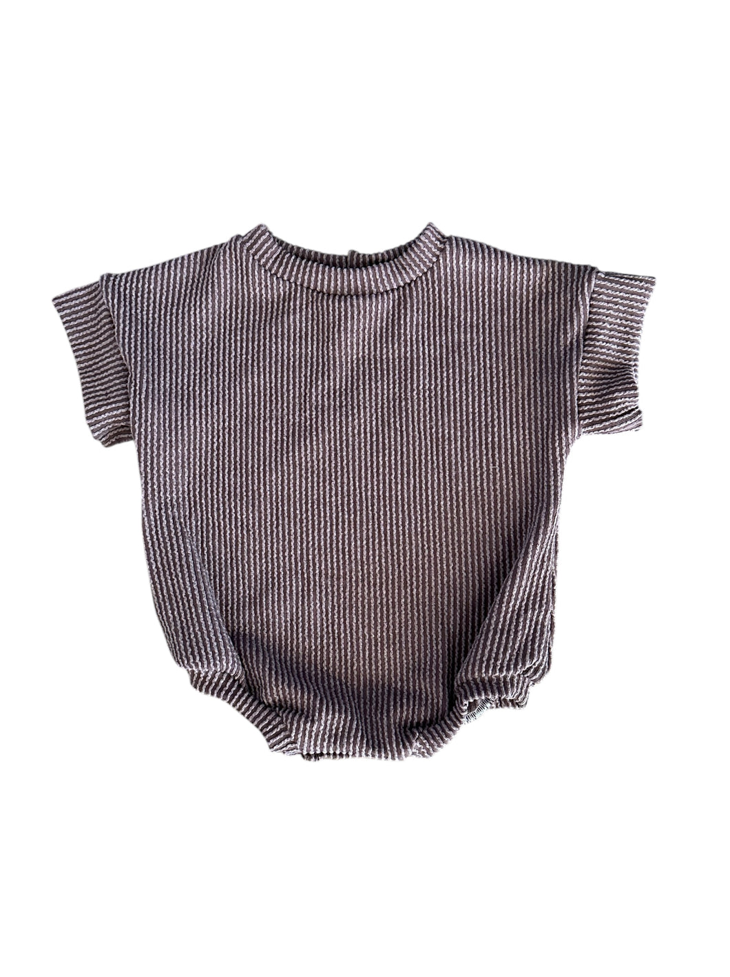 Vintage Brown Urban Rib Oversized Sweater Romper