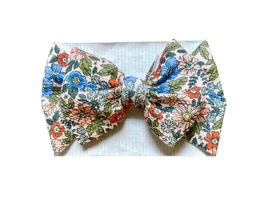 Pink Bloom Bow