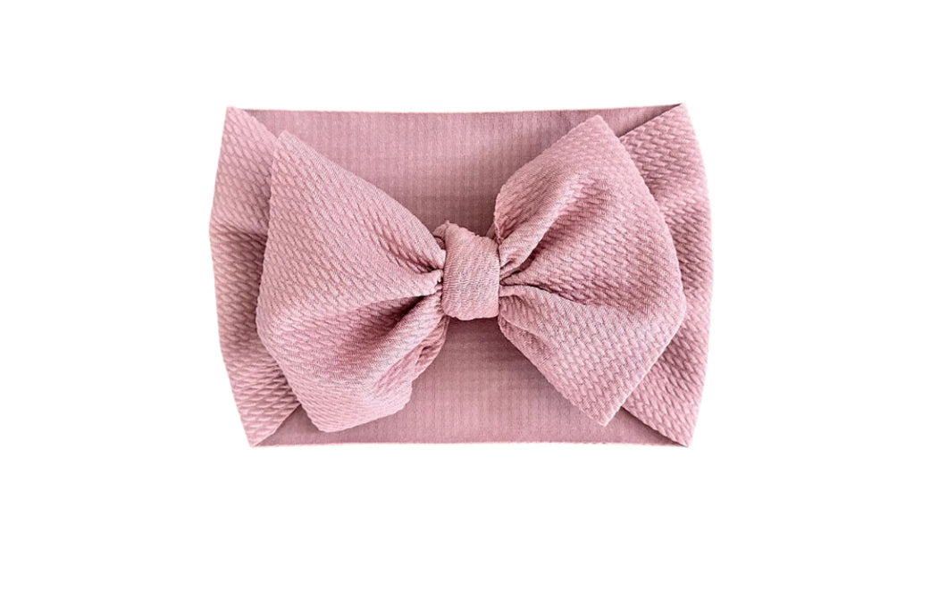New Mauve Bow