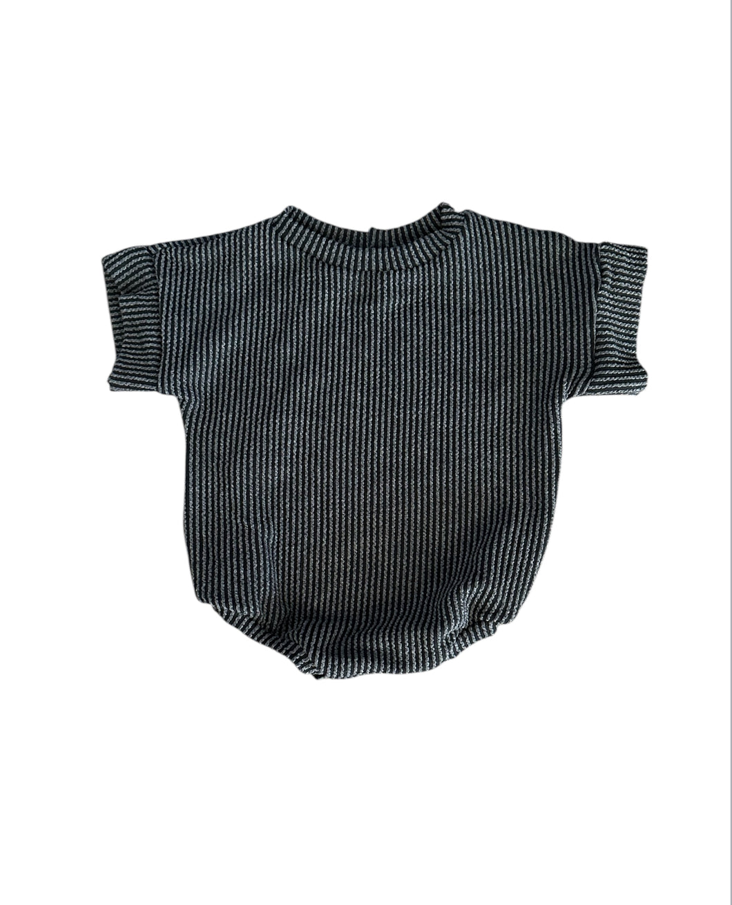 Charcoal Urban Rib Oversized Sweater Romper