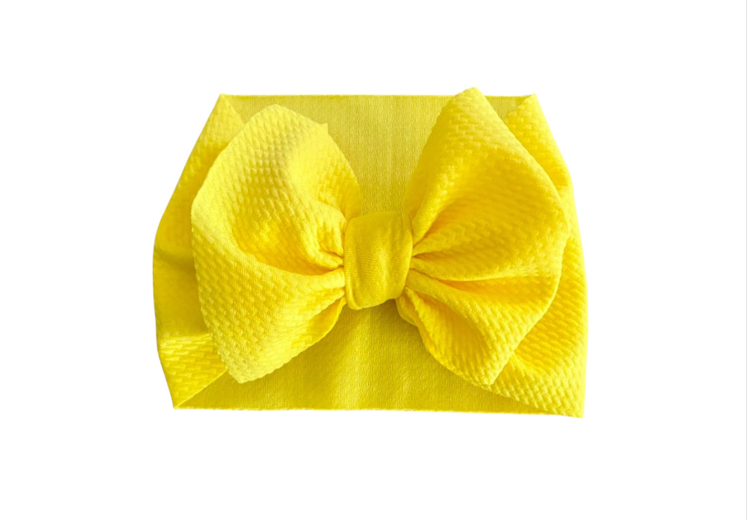 Lemon Yellow Bow