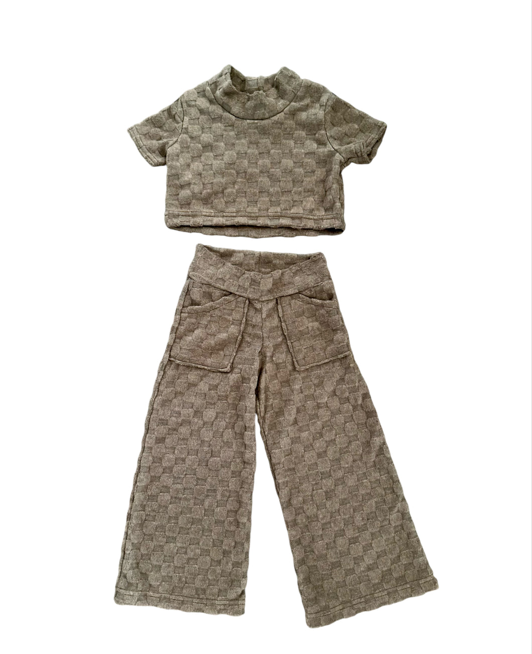 Mocha Toddler Flow Pants Set