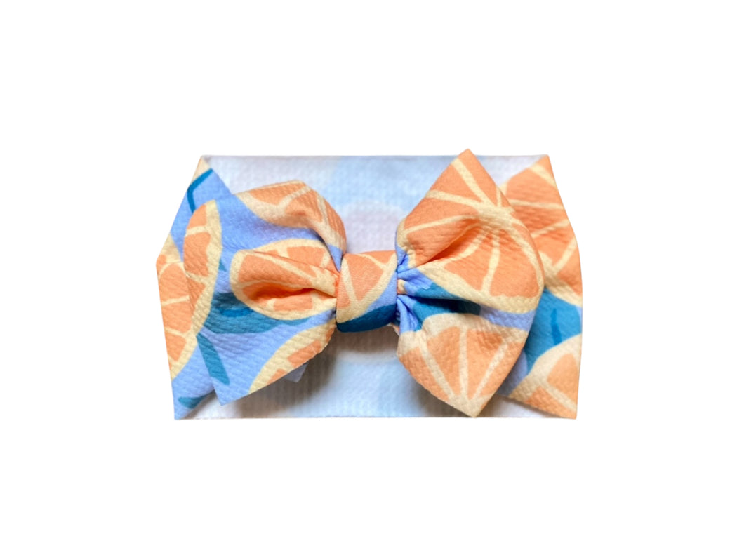 Summertime Oranges Bow