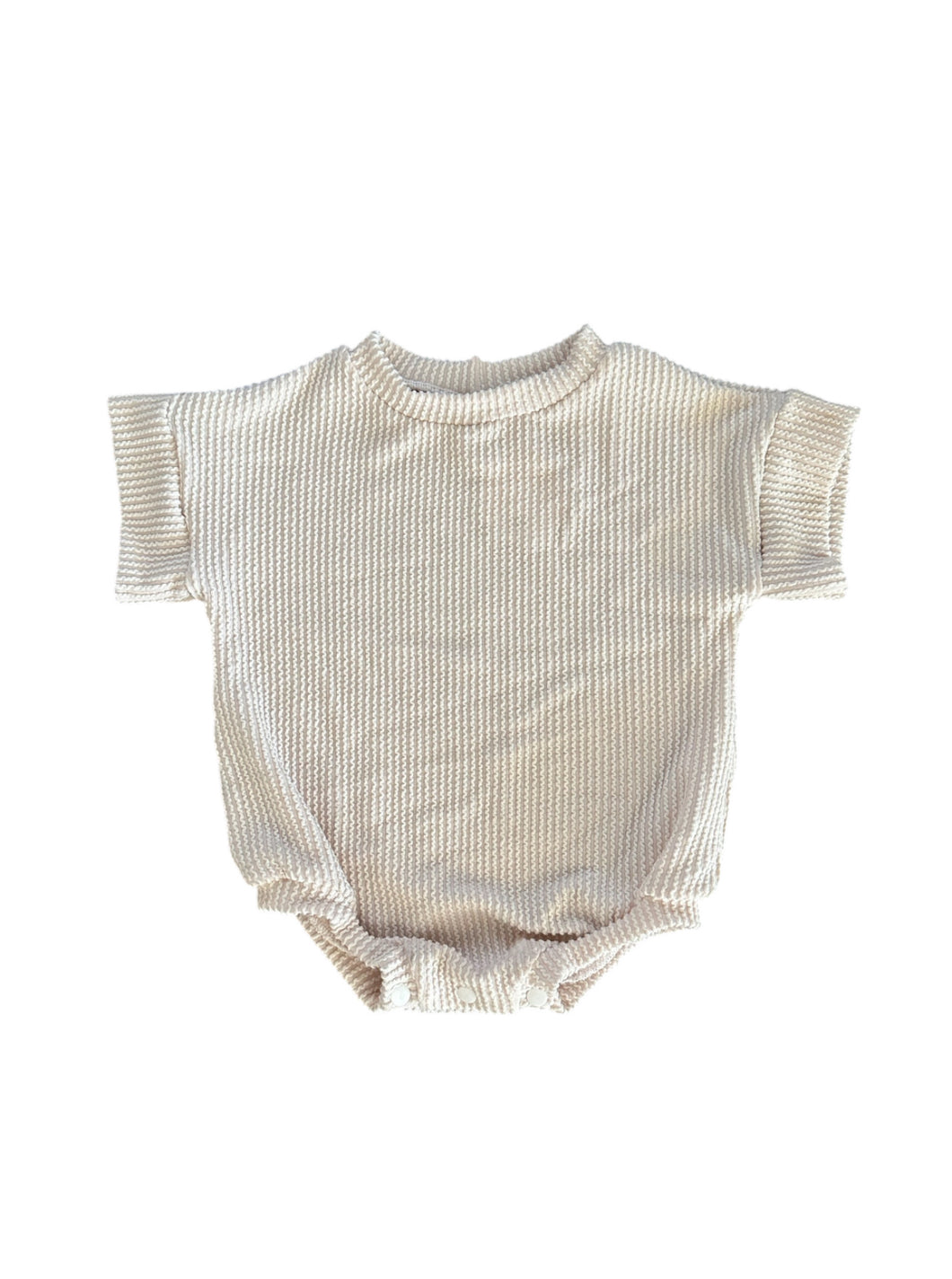 Pale Blush Urban Rib Oversized Sweater Romper