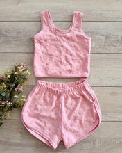 Load image into Gallery viewer, Pink Daisy Short Set
