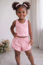Load image into Gallery viewer, Pink Daisy Short Set
