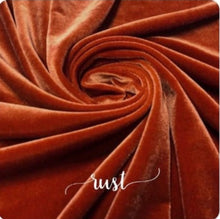 Load image into Gallery viewer, Rust Velvet Bell Bottoms
