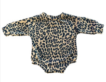 Load image into Gallery viewer, Leopard Print Urban Rib Oversized Sweater Romper (Copy)
