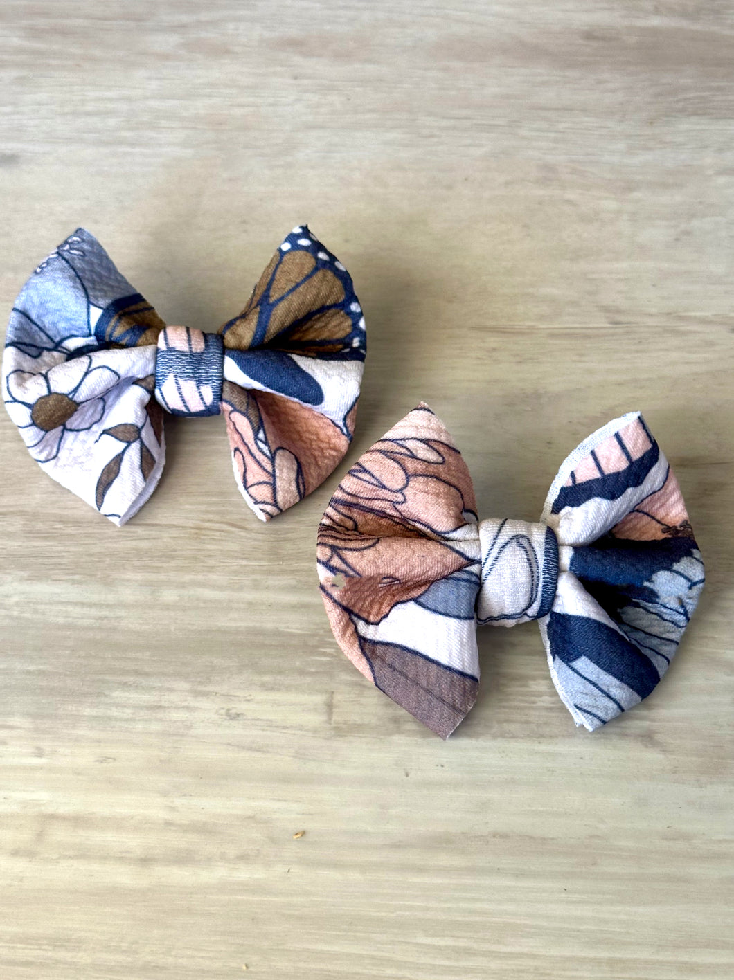 Claire Butterfly Floral Piggie Set